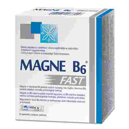 MAGNE B6 Fast (Magnijs) sachets, 20 pcs.