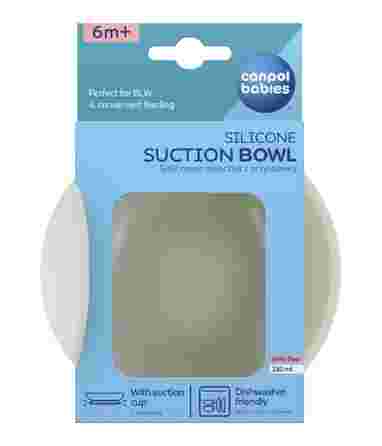CANPOL BABIES Grey bļoda, 330 ml