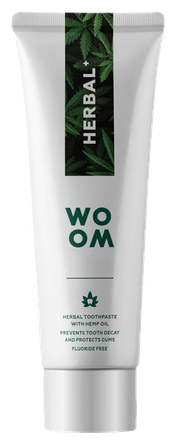 WOOM Herbal+ zobu pasta, 75 ml