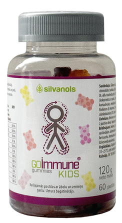 GOIMMUNE Kids Gummies жевательные пастилки, 60 шт.