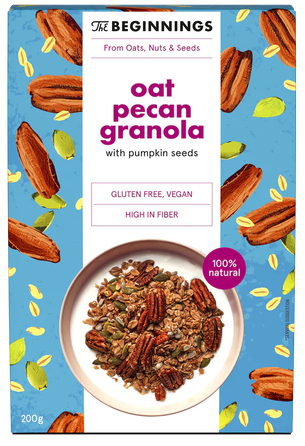 THE BEGINNINGS Auzu pekanriekstu granola, 200 g