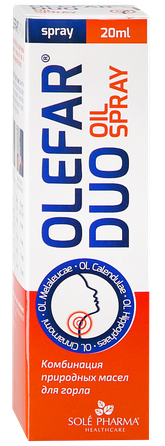 OLEFAR DUO spray, 20 ml