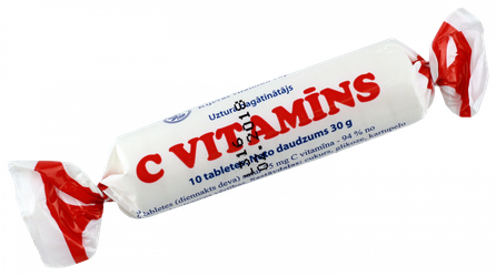 C VITAMĪNS pills, 10 pcs.