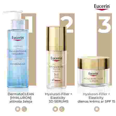 EUCERIN Hyaluron Filler + Elasticity Day SPF15 sejas krēms, 50 ml