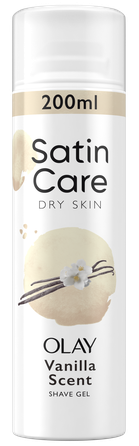 GILLETTE Satin Care Dry Skin Olay Vanilla Cashmere shaving gel, 200 ml