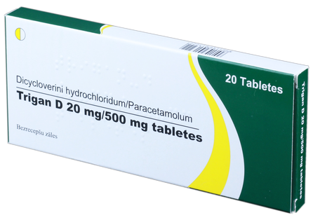 TRIGAN D 20 mg/500 mg pills, 20 pcs.