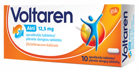 VOLTAREN Akti 12,5 mg pills, 10 pcs.