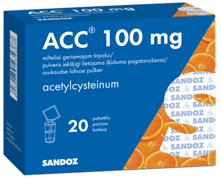 ACC 100 мг пакетики, 20 шт.