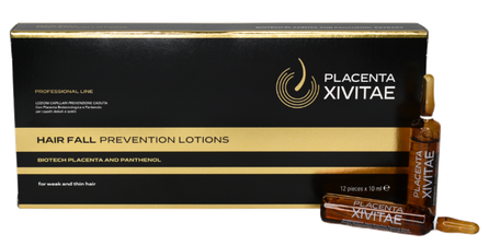 PLACENTA XIVITAE Ar Placentu Matu Izkrišanas Novēršanai 10 ml, losjons, 12 gab.