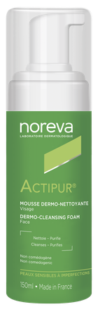 NOREVA Actipur Dermo attīrošas putas, 150 ml