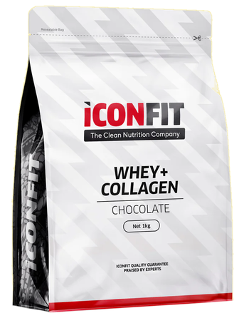 ICONFIT Whey+Collagen - Vanilla pulveris, 1000 g