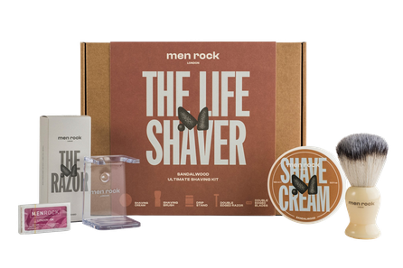 MEN ROCK Sandalwood, Ultimate Shaving komplekts, 1 gab.