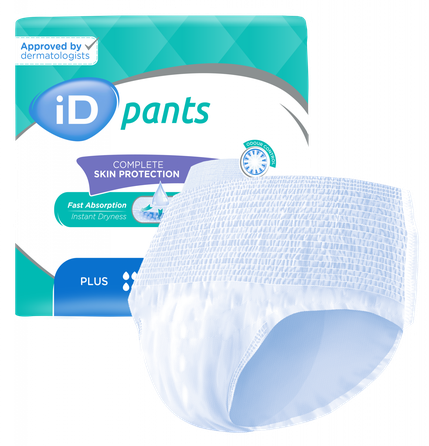ID Pants Plus M (80-120 cm) nappy pants, 14 pcs.
