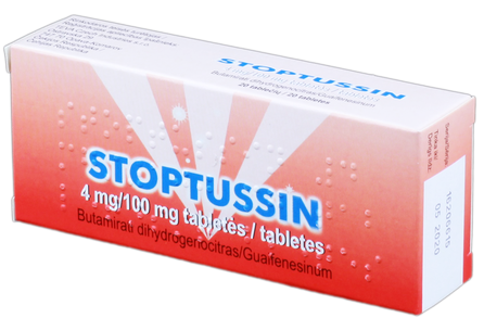 STOPTUSSIN 4 mg/100 mg pills, 20 pcs.