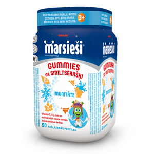 MARSIEŠI Gummies chewable lozenges, 50 pcs.