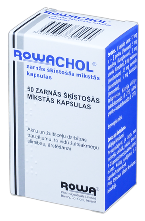 ROWACHOL mīkstās kapsulas, 50 gab.