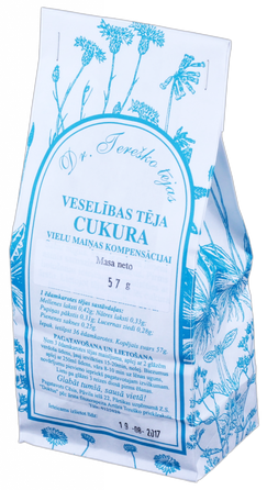 DR.TEREŠKO Cukura Vielu Maiņas Kompensācijai beramā tēja, 57 g