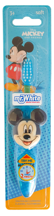 MR. WHITE Mickey Mouse zobu birste, 1 gab.