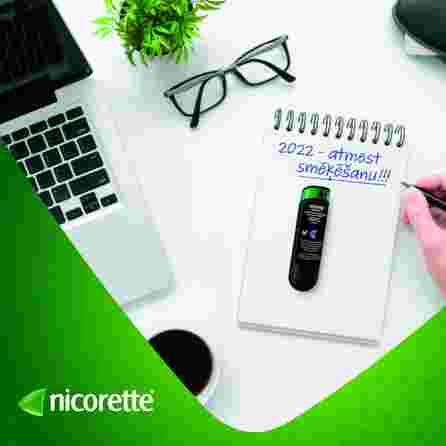 NICORETTE   Coolberry 1 mg/devā aerosols, 13.2 ml