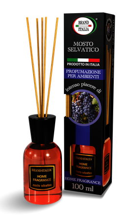 BRAND ITALIA Wild Grape mājas aromāts, 100 ml