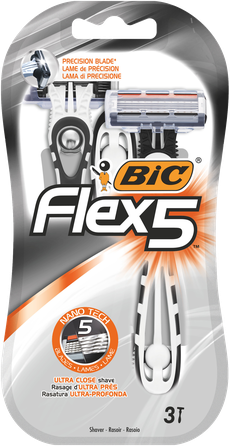 BIC Flex 5 disposable razors, 3 pcs.