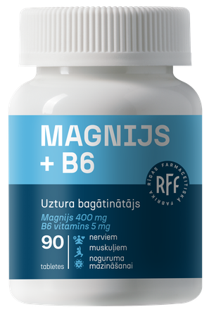 RFF Magnijs + B6 tabletes, 90 gab.