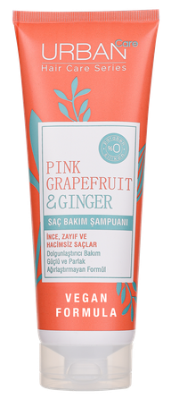 URBAN CARE Pink Grapefruit & Ginger šampūns, 250 ml