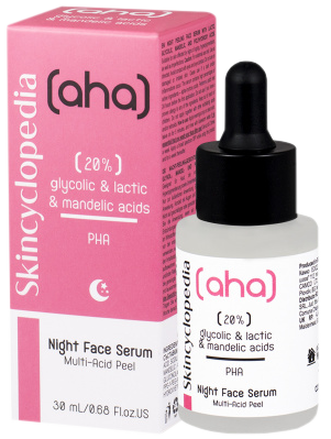 SKINCYCLOPEDIA 20% AHA + PHA Night serum, 30 ml
