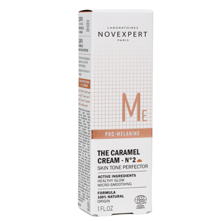 NOVEXPERT  The Caramel Cream Golden Radiance Nr.2 Pro Melanine BB face cream, 30 ml