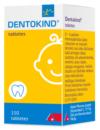 DENTOKIND tabletes, 150 gab.