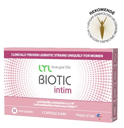 LYL BIOTIC Intimate capsules, 15 pcs.
