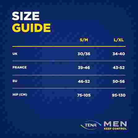 TENA Men Pants Plus S/M (синие) трусики, 12 шт.