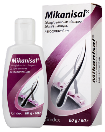 MIKANISAL 20 мг/г шампунь, 60 мл