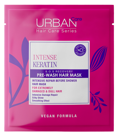 Intense Keratin Pre-Wash hair mask, 50 ml
