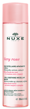 NUXE Very Rose 3-in-1 micelārais ūdens, 200 ml