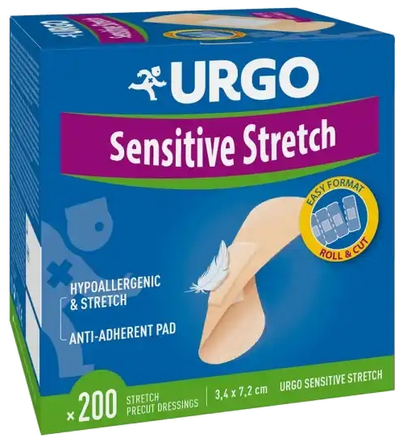 URGO  Sensitive Strech elastic bandage, 200 pcs.