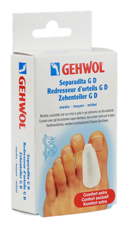 GEHWOL P-Gel Zehenteiler GD toe separators, 3 pcs.