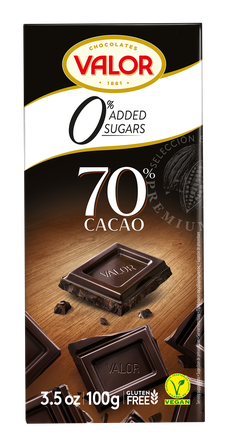 VALOR Sugar-Free Dark 70%  chocolate, 100 g
