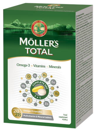 MOLLERS Total Omega - 3 pills + capsules, 56 pcs.