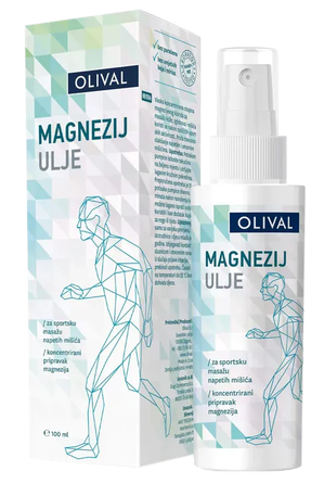 OLIVAL Magnesium Oil izsmidzināms līdzeklis, 100 ml