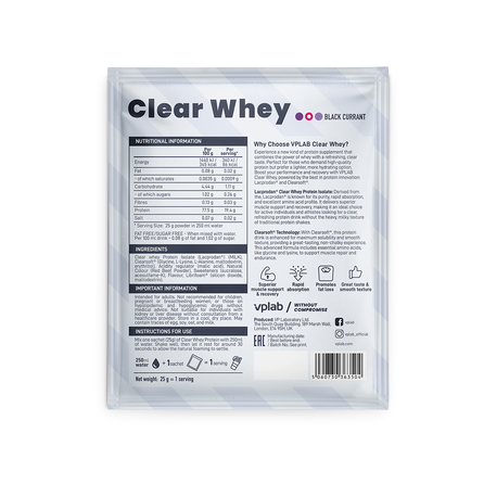VPLAB Clear Whey Black Currant порошок, 25 г
