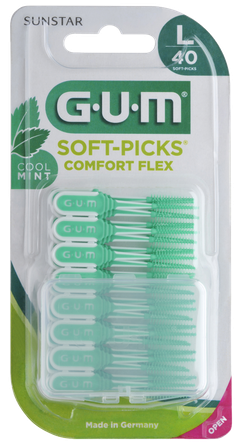 Soft-Picks Comfort Flex, Large Mint, 40 pcs.