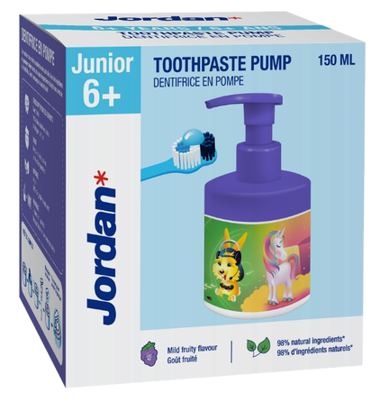 JORDAN Kids Pump (6-12) зубная паста, 150 мл