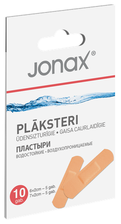 JONAX ūdensizturīgi plāksteris, 10 gab.
