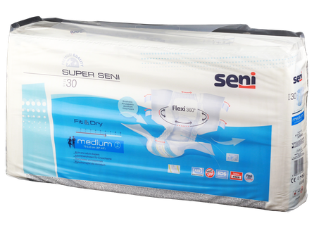 SENI Super Medium подгузники, 30 шт.