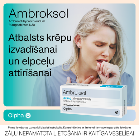 AMBROKSOL 30 mg pills, 20 pcs.