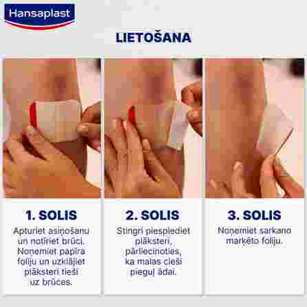 HANSAPLAST Second Skin Protection Hydrocolloid plāksteris, 6 gab.