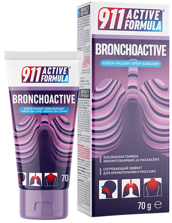 911 Active Formula Bronchoactive krēms-balzams, 70 g
