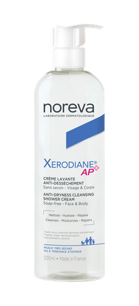 NOREVA Xerodiane AP+ Anti-dryness dušas krēms, 500 ml