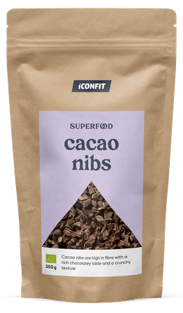 ICONFIT Organic Raw Cacao стружка, 200 г